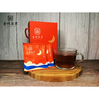 【金明茶業】蜜香紅茶「原葉」三角立體茶包20入 99.9%沖氮玉米澱粉環保無毒 冷泡茶 茶包禮盒