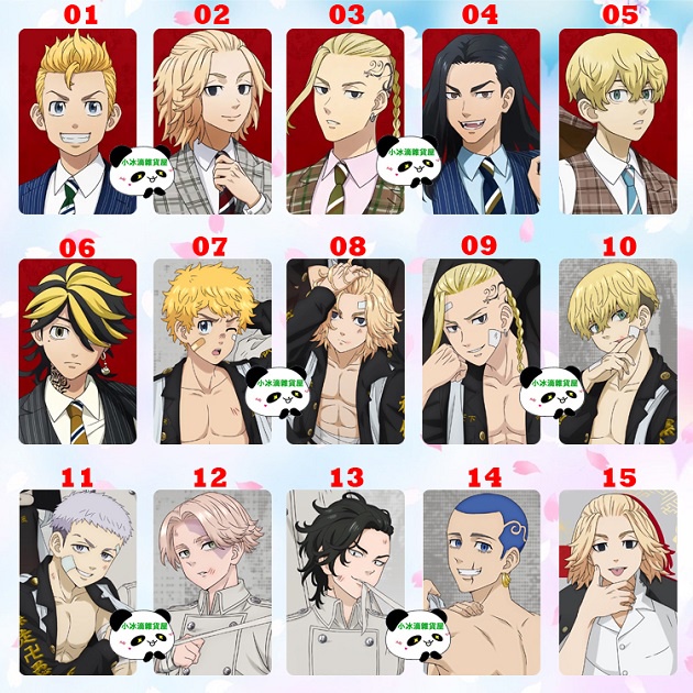 悠遊卡貼 東京卍復仇者 花垣武道 佐野萬次郎 龍宮寺堅 場地圭介 松野千冬 三谷隆 乾青宗 九井一 柴八戒