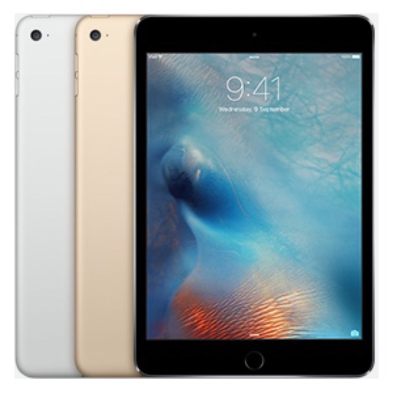 apple iPad mini 4— 64G 銀色Wi-Fi 版(二手附贈保護套)