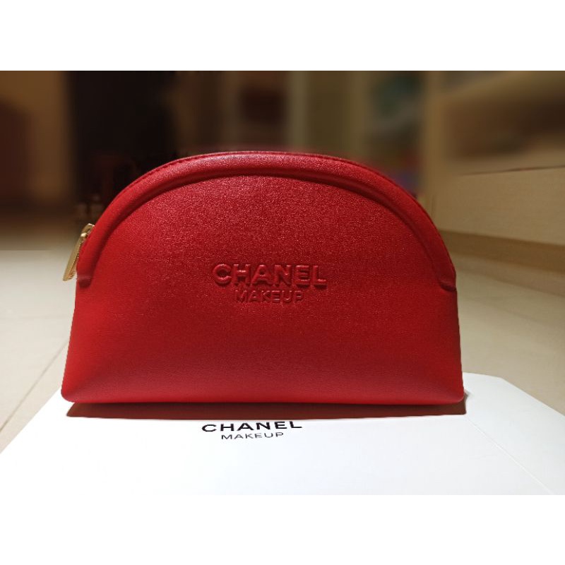 【Chanel香奈兒】專櫃贈品 化妝包 手拿包
