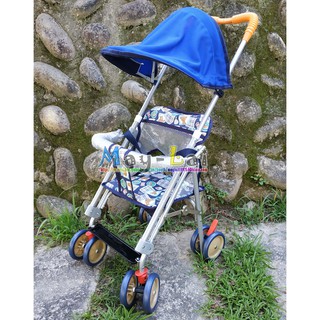 嬰兒推車 兒童推車 mit臺灣製 ◎可調遮陽型◎ ☆美來☆ Q熊座布 遮陽上下/角度調整 機車推椅 機車椅推車 4