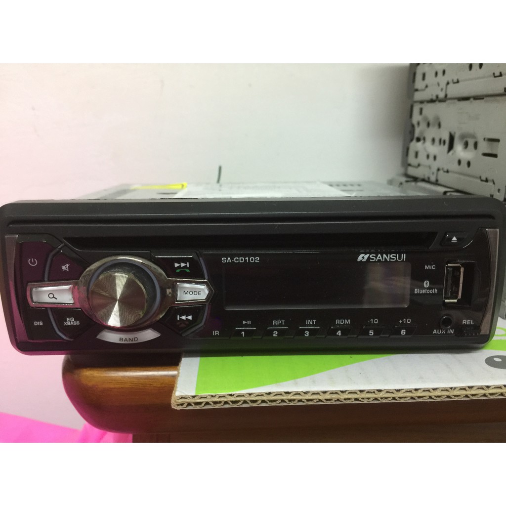 二手【SANSUI】日本 山水 SA-CD102 CD/USB/SD/MP3/WMA/電台/藍芽 音響主機，含線組