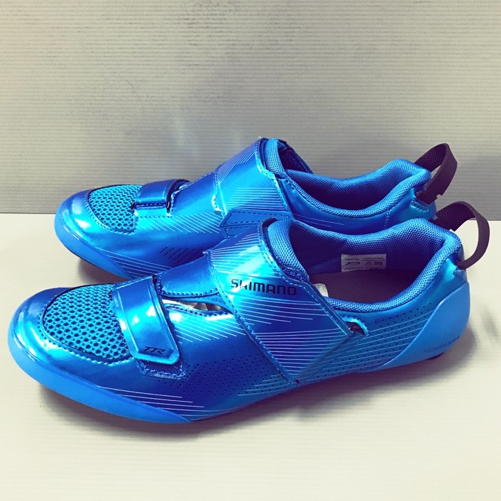 『時尚單車』Shinano 專業鐵人三項競賽車鞋 三鐵鞋 TR901 藍色