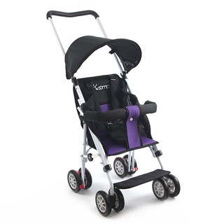 【KOOMA】可躺式機車椅推車-紫色手推車