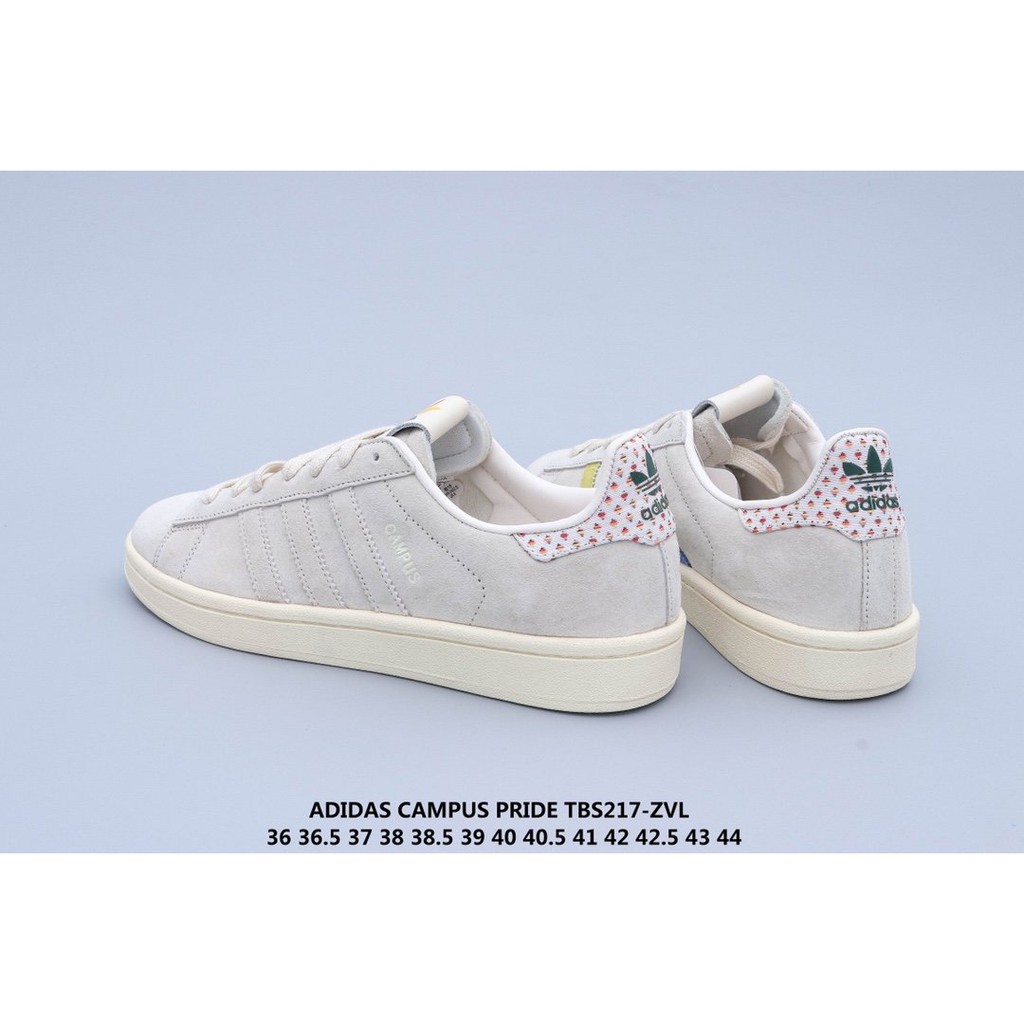 Adidas Campus Pride 三葉草彩虹休閒低幫板鞋| 蝦皮購物