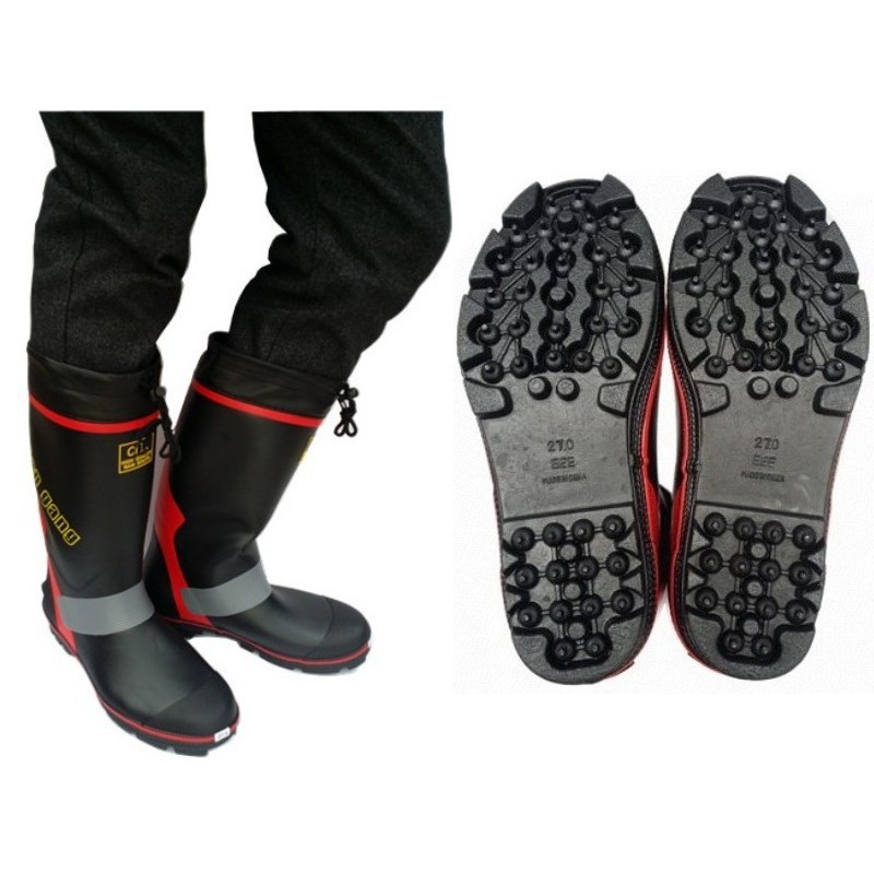 [外銷正品] 釘底雨鞋 釣魚雨靴 防滑雨鞋 釘鞋 釣魚雨鞋(37碼~46碼)/另有各種款式雨鞋