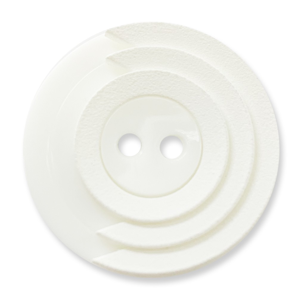 尼龍塑膠鈕 2孔釦 10顆/組 義大利進口 6760 尼龍鈕釦 塑膠釦 仿玻璃釦【恭盟】