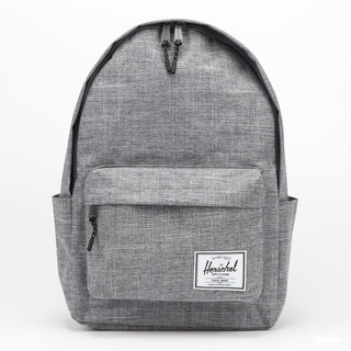 Herschel Classic 特大 XL 灰黑 灰色 帆布 紅白條紋內裏 可放水壺 書包 大容量 後背包 背包 現貨