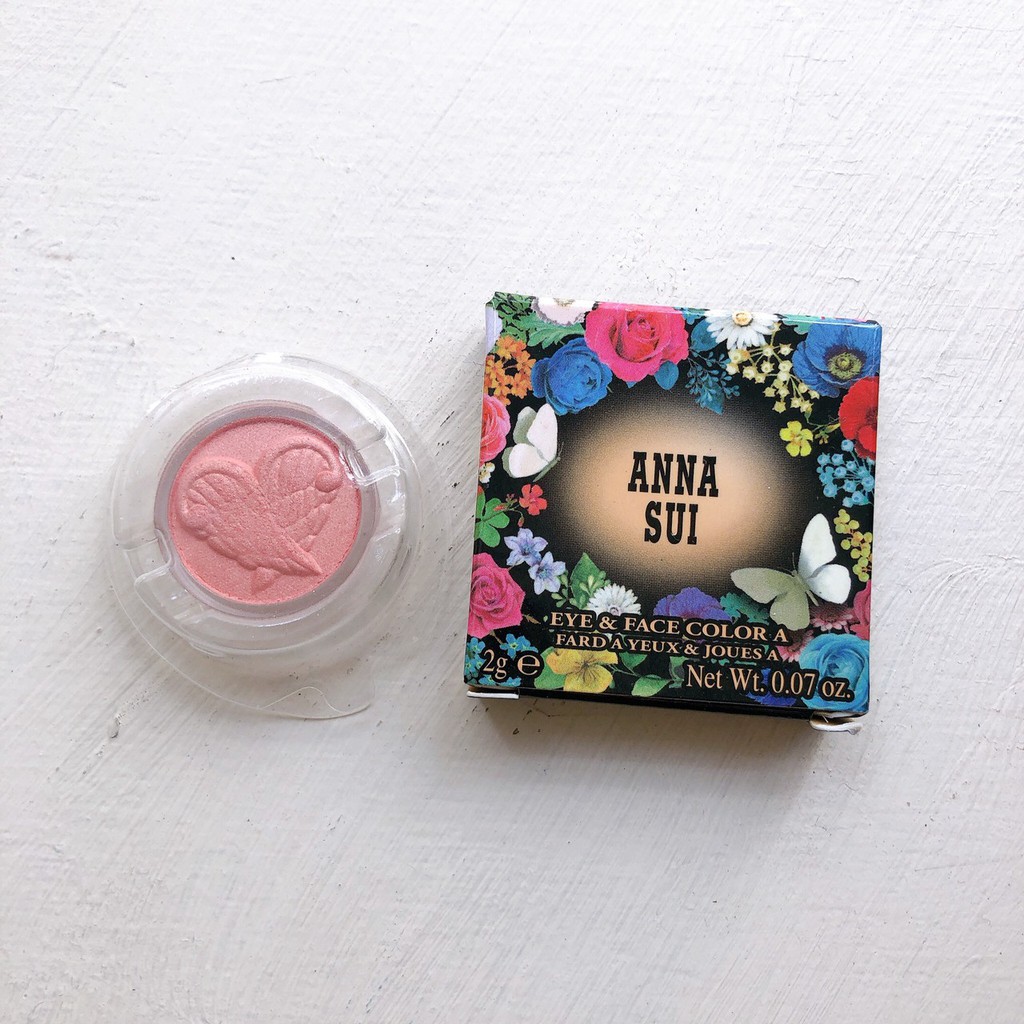 二手 ANNA SUI 安娜蘇 迷魅花漾羽絨眼影