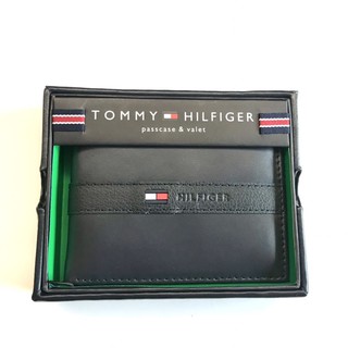 美國TOMMY皮夾 多卡夾款Tommy Hilfiger 男生短夾 附可分離上掀透明相片卡夾