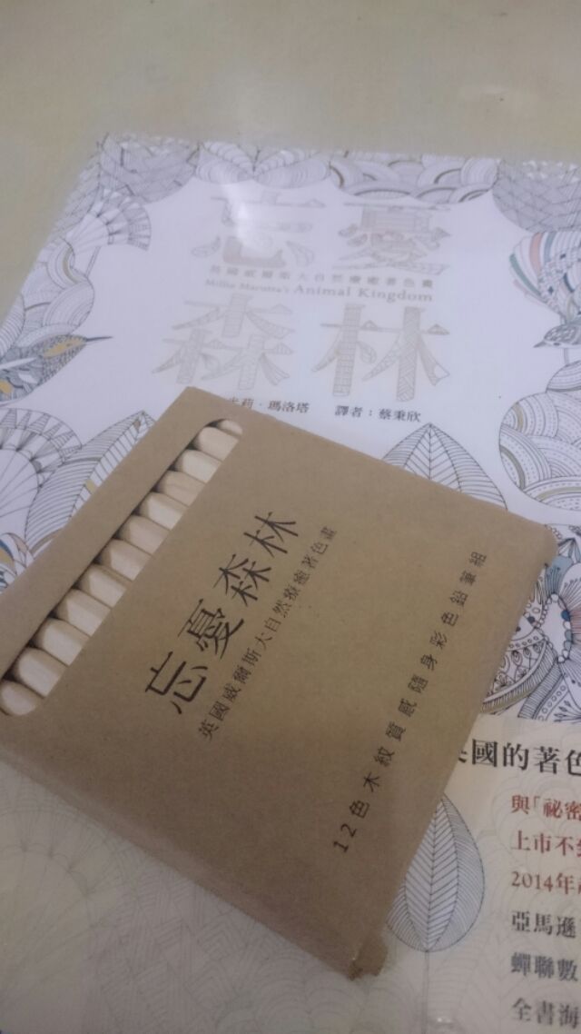 忘憂森林：英國威爾斯大自然療癒著色畫【附贈12色木紋質感隨身彩色鉛筆 