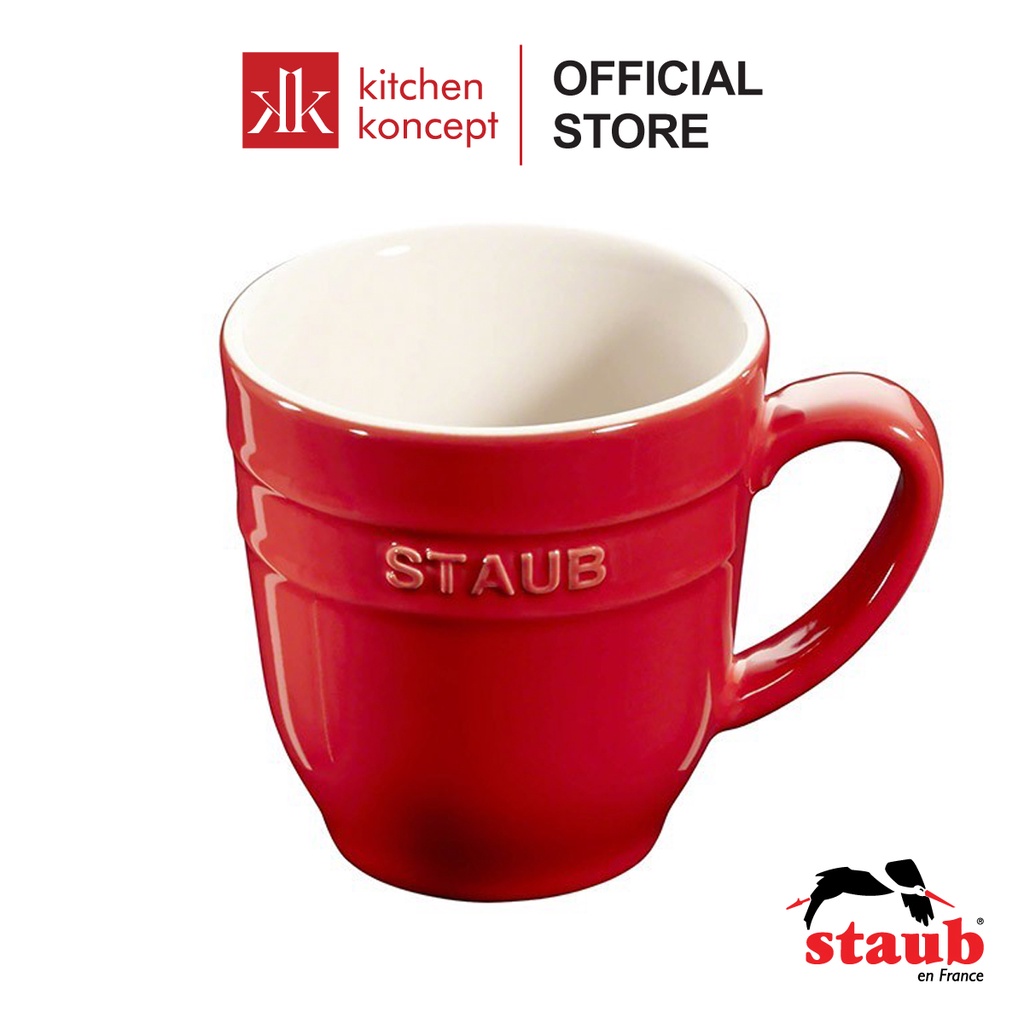 Staub - 櫻桃紅陶瓷杯 - 350ml