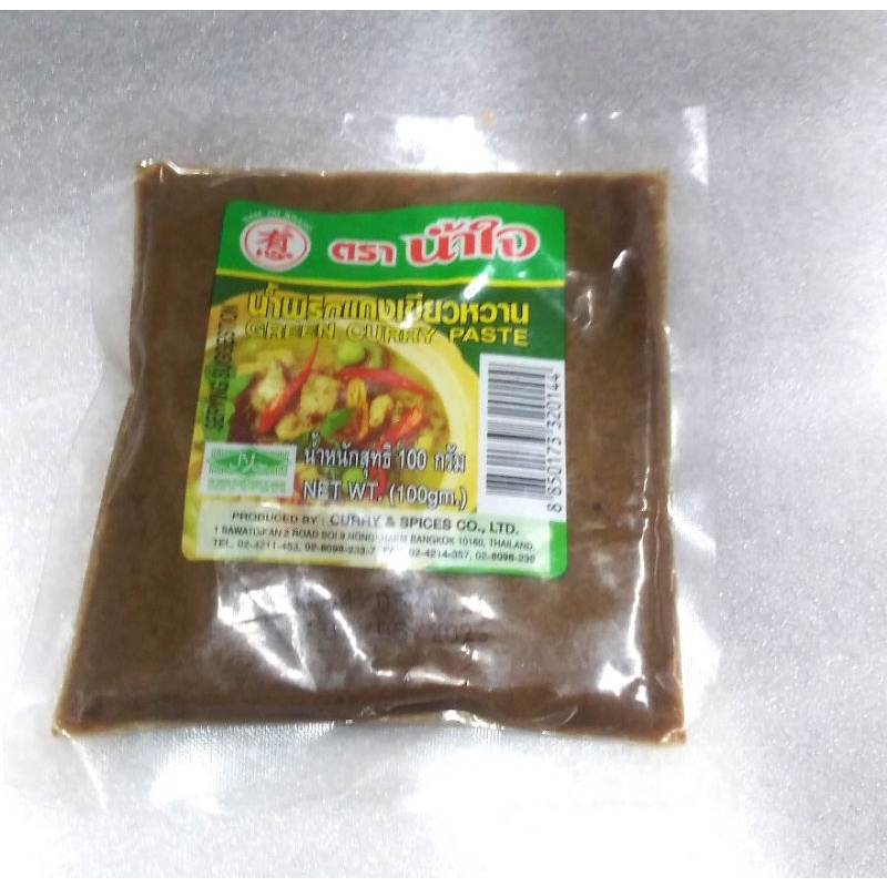 泰國進口-有心綠咖哩醬100g