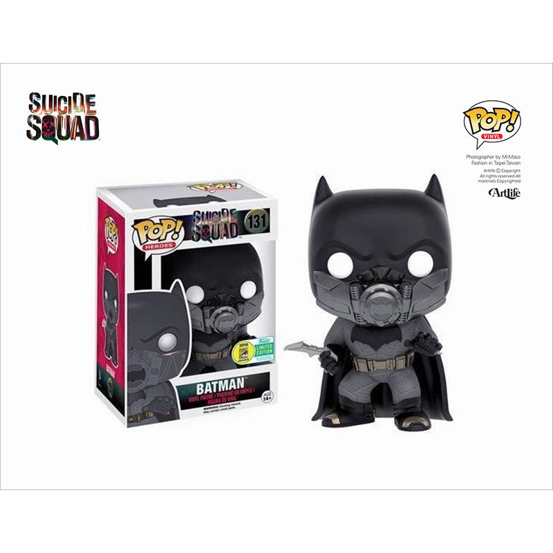 Artlife ㊁ FUNKO POP DC Squad Funko POP! Heroes Batman 面罩 蝙蝠俠