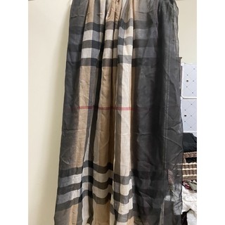 Burberry同款經典格紋絲巾