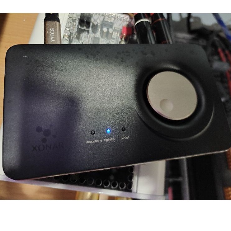 二手 華碩 ASUS Xonar MK2 U7 7.1 聲道 USB MKII 外接式音效卡 耳機放大器