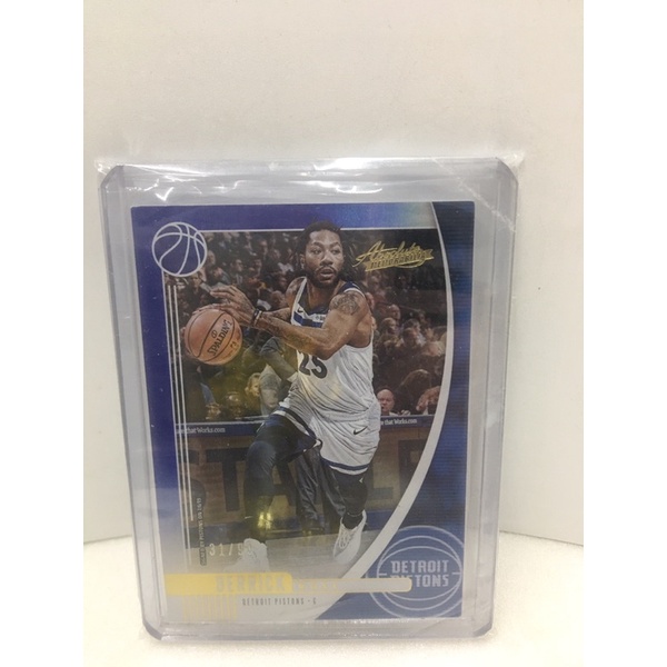 nba 球員卡 2019-20 PANINI ABSOLUTE DERRlCK ROSE 球員卡特卡 限量卡99/31