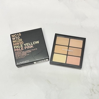 M.A.C 超持妝六色遮瑕盤 270遮瑕刷 6色修容盤 打亮Light Medium紫白餅 小金盒MAC 186 224