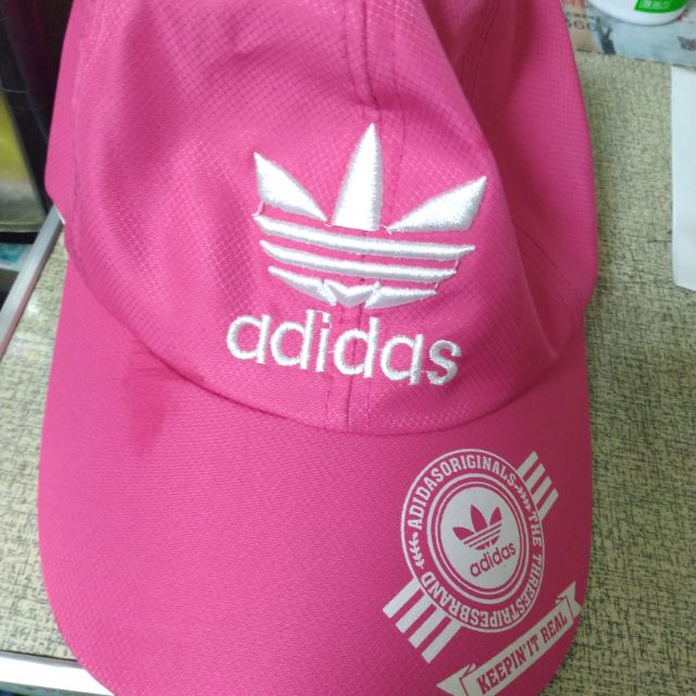 愛迪達帽子粉紅色，全新