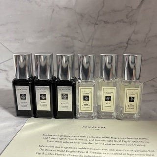 Jo Malone 9ml小香 無盒 英國梨與小蒼蘭 絲絨玫瑰與烏木 沒藥與零陵香