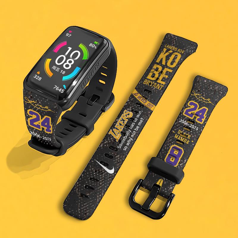 Huawei Honor Band 6 錶帶通用 6nfc 版手錶, 帶智能運動手環, 華為 6Pro 替換 sili