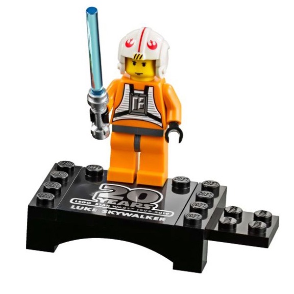 LEGO 75258 拆售 人偶 Luke Skywalker 星際大戰 20週年限定 (含底座如圖片)
