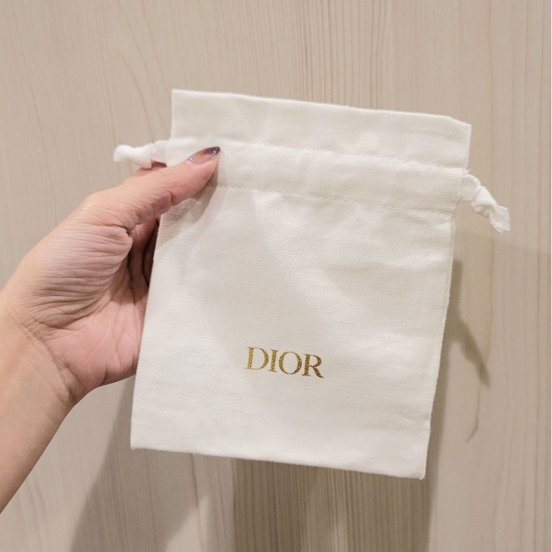 現貨全新 Dior 新版白色束口袋