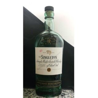 Singleton 蘇格登12年單一純麥威士忌- 白標空酒瓶
