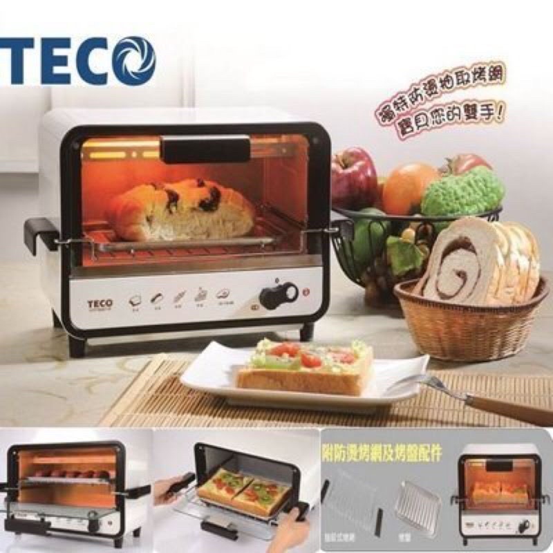 全新未拆封TECO 東元 9L 防燙外取式電烤箱 烤箱