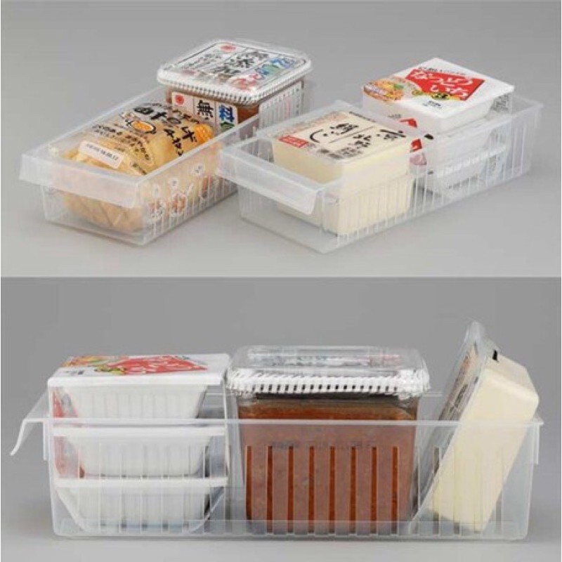 日本製 開發票 Ad4 Inomata 冰箱收納盒分裝盒冷藏庫整理收納 蝦皮購物