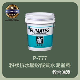 [新竹銓合油漆] 金絲猴 P-777 粉狀抗水壓矽酸質水泥塗料