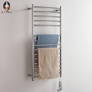 ☬☊衛生間電熱毛巾架家用智能加熱浴室烘干浴巾置物架