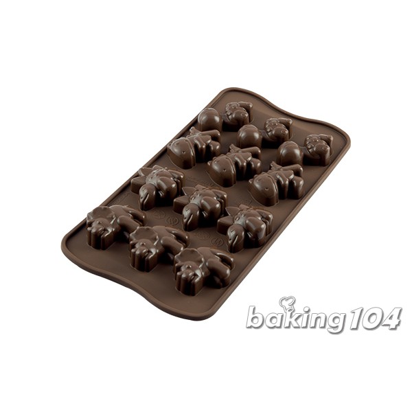 義大利 Silikomart 矽膠模 恐龍 暴龍 矽膠烤模 巧克力模 糖果模 12連多連矽膠模 SCG16