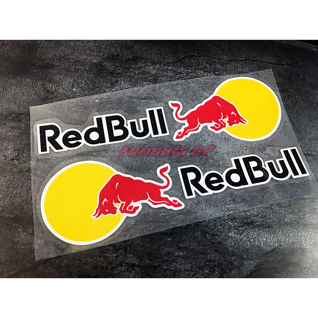 [Formula GP] RED BULL REDBULL 紅牛 反光防水 車貼貼紙 SMAX TMAX 勁戰 MT07