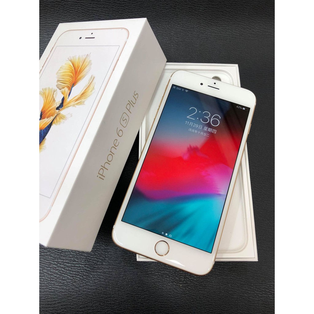 保固內！iPhone 6s plus 金色 32G 外觀漂亮無傷 功能正常 保固2019/08/07（編號6SP625）