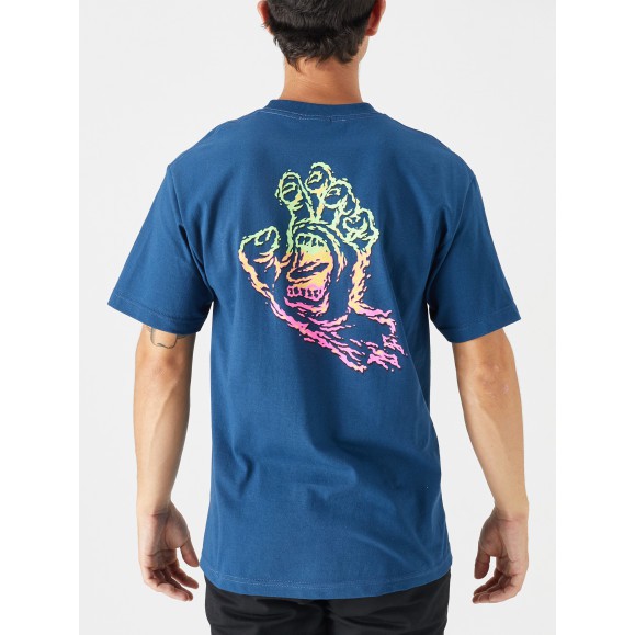 Santa Cruz 44154052 Throwdown Hand Tee 短t 藍色 化學原宿 蝦皮購物