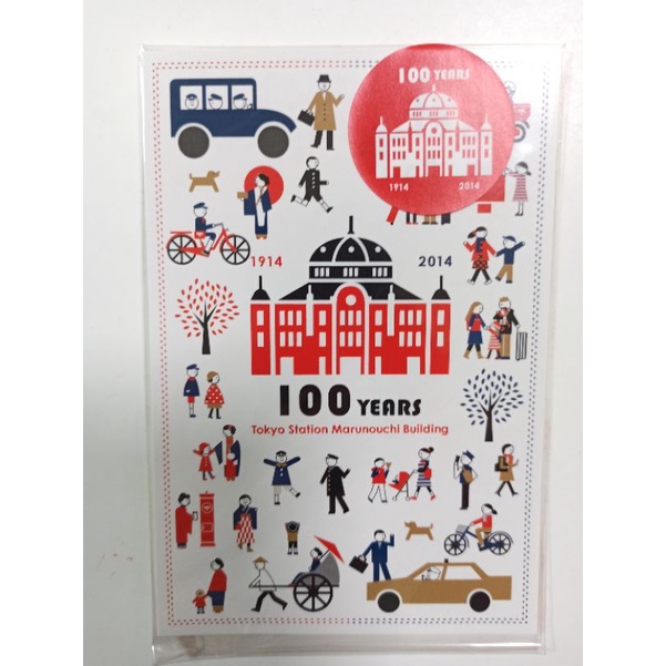 東京車站100周年紀念明信片