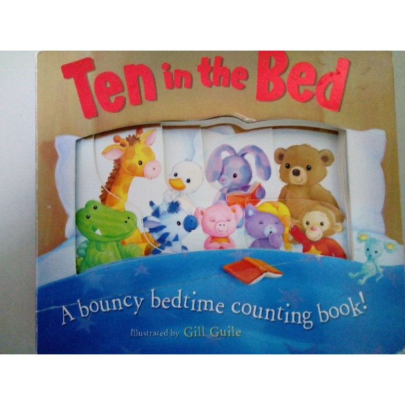 Ten in the bed(A bouncy bedtime counting book)~有趣洞洞書