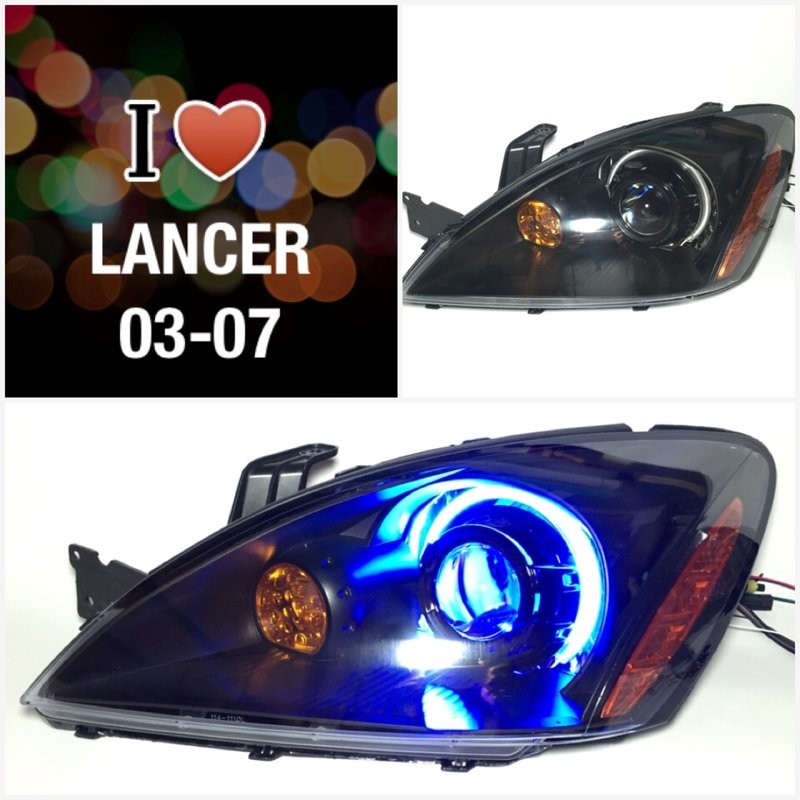 7號工廠 LANCER 03 魚眼 大燈 GB 04050607 GLOBAL 秒切鹵素可驗車