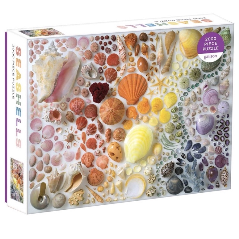 現貨進口Galison Rainbow Seashells 2000片拼圖