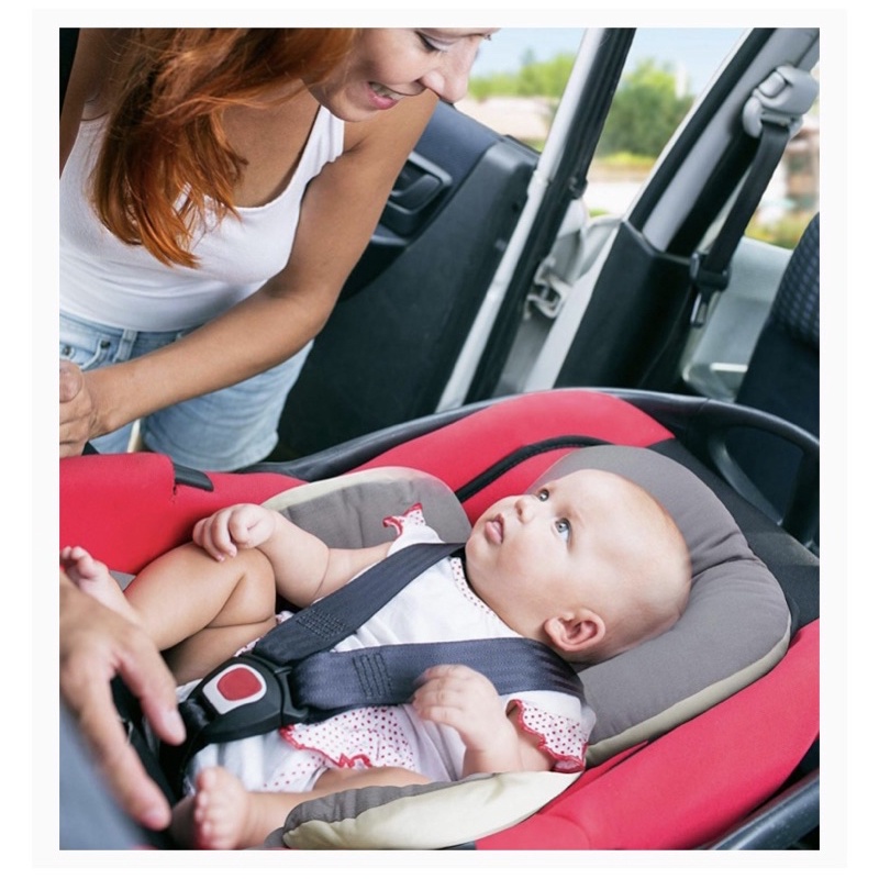 美國純棉DorDor &amp; GorGor 新生兒專用頭枕(二手) 新生兒提籃 汽座 嬰兒推車坐墊