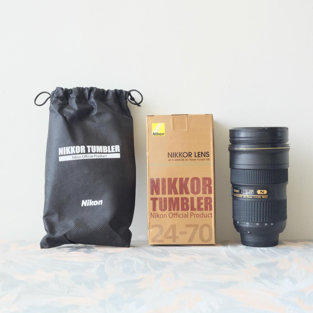 【全店免運】全新盒裝 Nikon 鏡頭造型 保溫杯