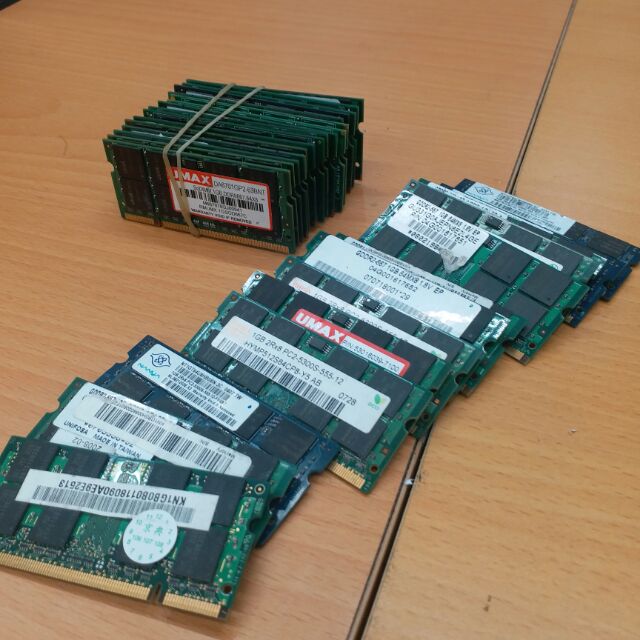 二手 2手 筆電 DDR2 533 667 800 1G 2G 單條1G 單條2G 記憶體 白牌 廠牌隨機 台南市可自取