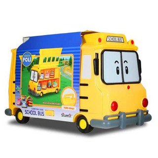 Robocar POLI 校車 合金車收納盒 玩具e哥 83148