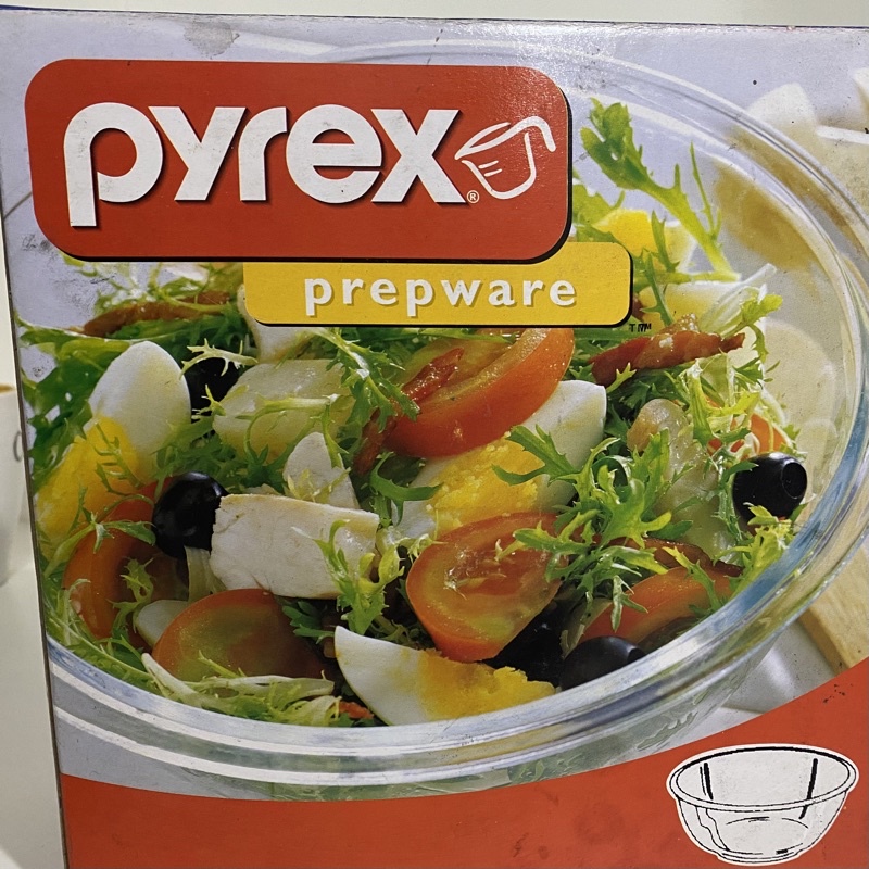 康寧 Pyrex 透明玻璃大沙拉碗 甜點碗 水果碗 餐具 廚具 點心碗 調理碗 果盤 湯碗 玻璃碗 備料 大尺寸