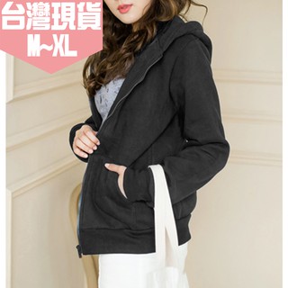 「M~XL。臺灣現貨」3色 內刷毛 連帽拉鍊外套 (O1027)