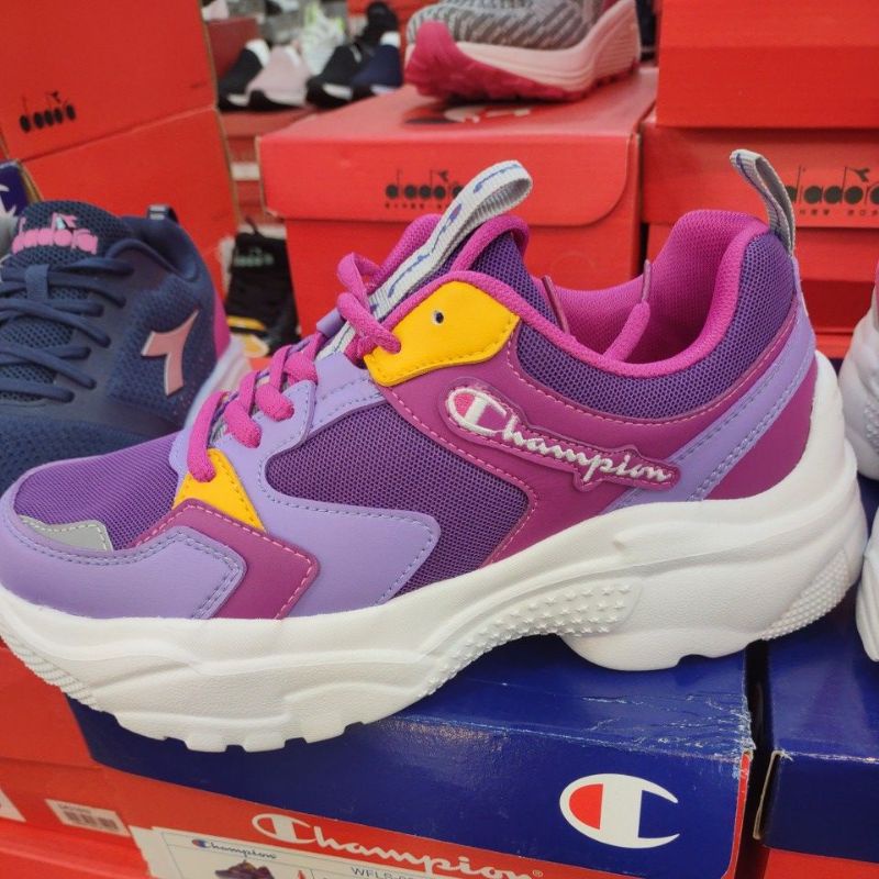 champion運動鞋 紫色 粉色 白色