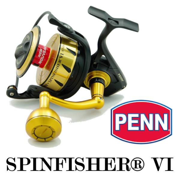 【野川釣具-釣魚】PENN-SS6-4500型~8500型金屬把石斑大物捲線器(防水型)