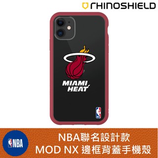 IPhone 犀牛盾 ★ NBA 聯名 Mod NX 防摔 手機殼 ★ Logo - 邁阿密熱火 Light