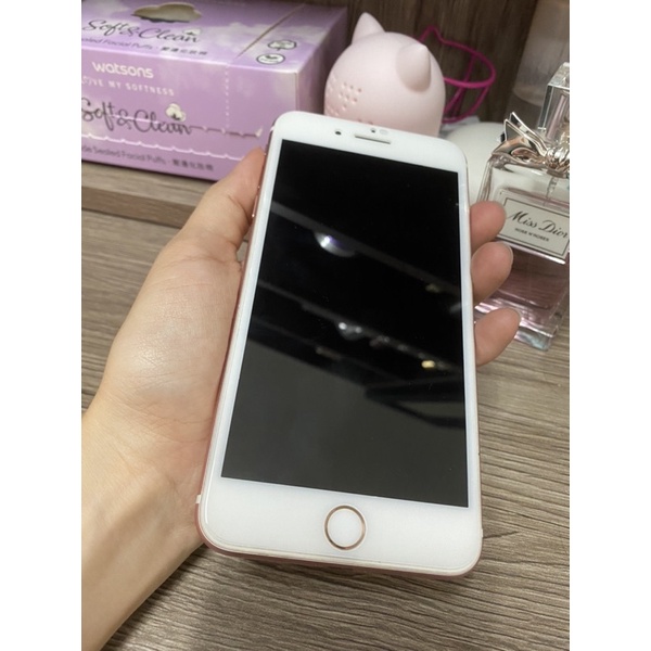 二手 iphone 7 plus女用機 128G 玫瑰金 無配件 無摔機